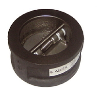 Обратный клапан ABRA-D-122-EN Ду500 Ру16 двустворчатый межфланцевый