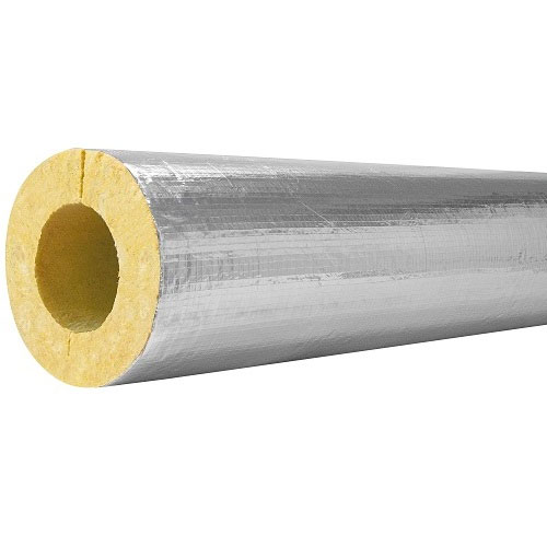 Цилиндр теплоизоляционный K-FLEX K-ROCK ALU 20x057-1 Ду57 материал —  минеральная вата, толщина — 20 мм, длина —1 метр