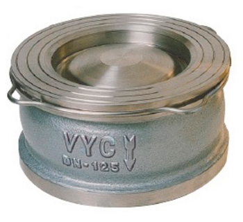 Обратные клапаны VYC межфланцевые пружинные