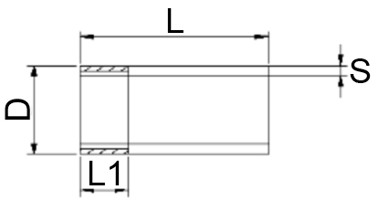 Резьба стальная МеталлПром-Инвест 1 1/2″ Ду40 Ру16 L=39мм из труб по ГОСТ 3262-75