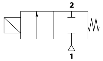 Схема подключения Клапаны электромагнитные АСТА ЭСК 300 3/8″-1″ Ду10-25 прямого действия нормально закрытые латунные уплотнение плунжера - NBR 24В для вакуума