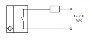 Эскиз Задвижка шиберная ножевая DN.ru GVKN1331E-2W-Fb-2P Ду50 Ру10 межфланцевая, с невыдвижным шпинделем, корпус - чугун GGG-40, уплотнение - EPDM,  с пневмоприводом, пневмораспределителем 4V210-08 220В и индукционными датчиками LJ12A3-4-J/EZ 220B