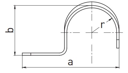 Скоба EKF SM-1 31-32 мм, количество в упаковке – 50 шт, однолапковая, материал – оцинкованная сталь