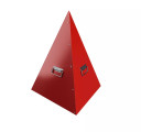 Пирамида для гидранта пожарного НПК 700х700х700 мм, металлическая