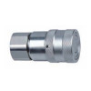 Розетка БРС LSQ FF Дн6.3х1/4″ Ру350, присоединение внутренняя резьба G1/4″, диаметр стыка Dn6.3, корпус - сталь, уплотнение NBR, ISO 16028