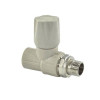 Клапан запорный VALFEX 1/2" Дн20 Ру25 прямой, корпус - полипропилен PP-R, присоединение - внутренняя сварка/наружная резьба, для радиатора, серый