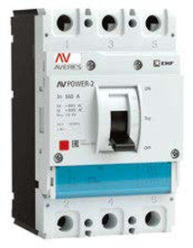 Автоматический выключатель EKF AV POWER-2/3 TR 3Р 225А 35kА, сила тока 225 А, отключающая способность 35 kА
